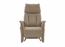 Relaxzetel EC22138  elektrisch - leder - belvita pearl met elektrische hoofdsteun