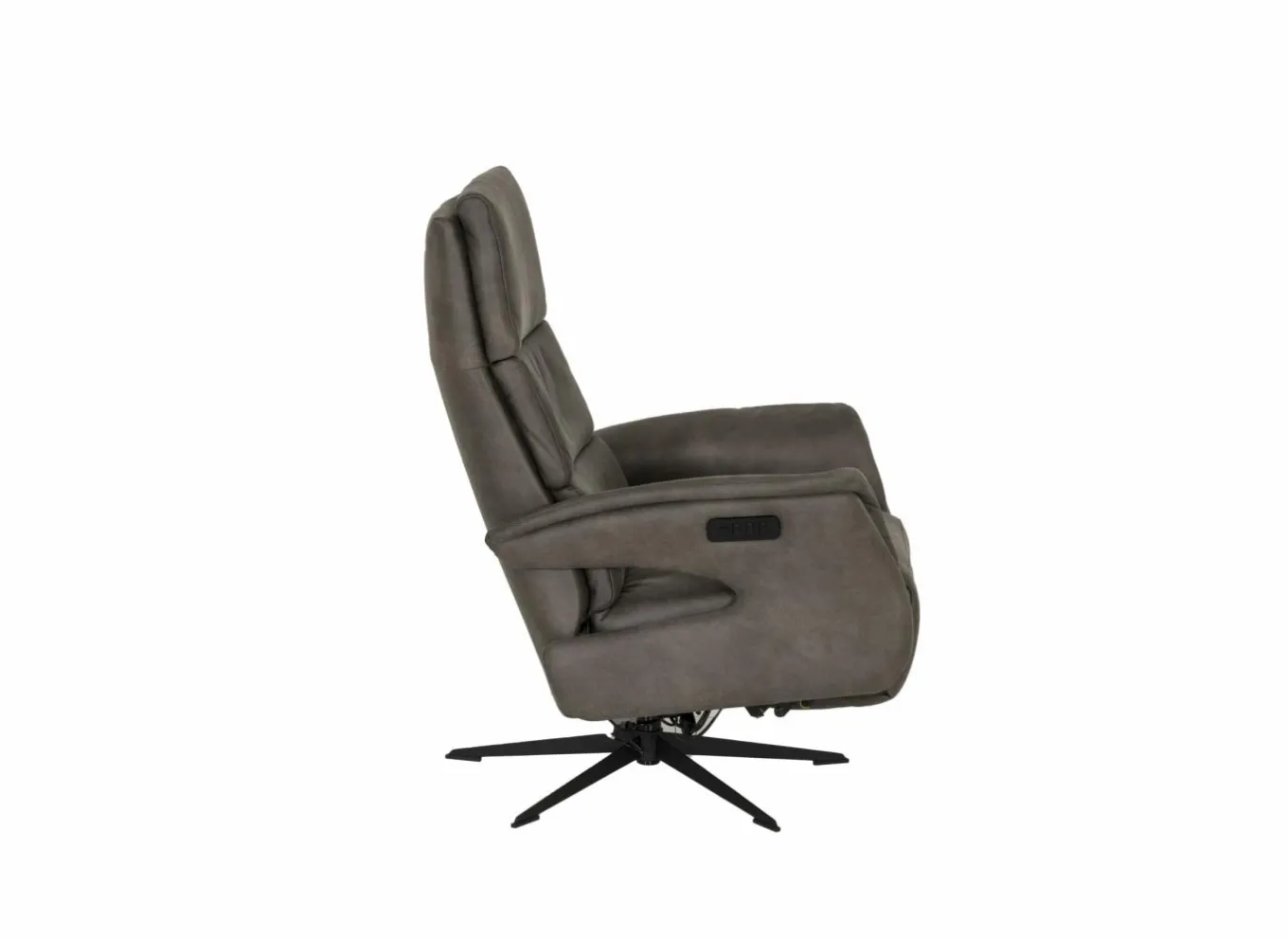 Relaxzetel elektrisch - stof - antraciet