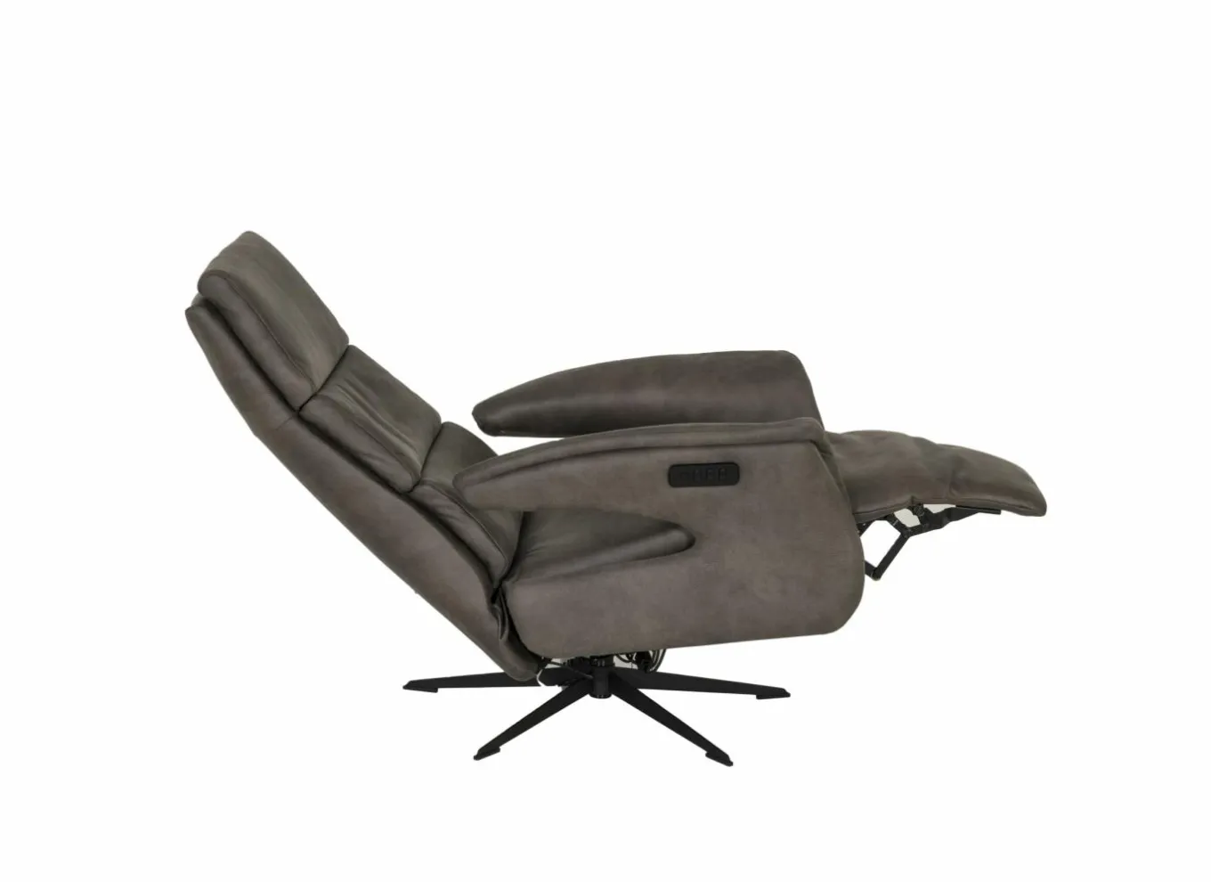 Relaxzetel elektrisch - stof - antraciet