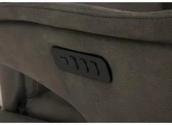 Relaxzetel elektrisch - stof - antraciet