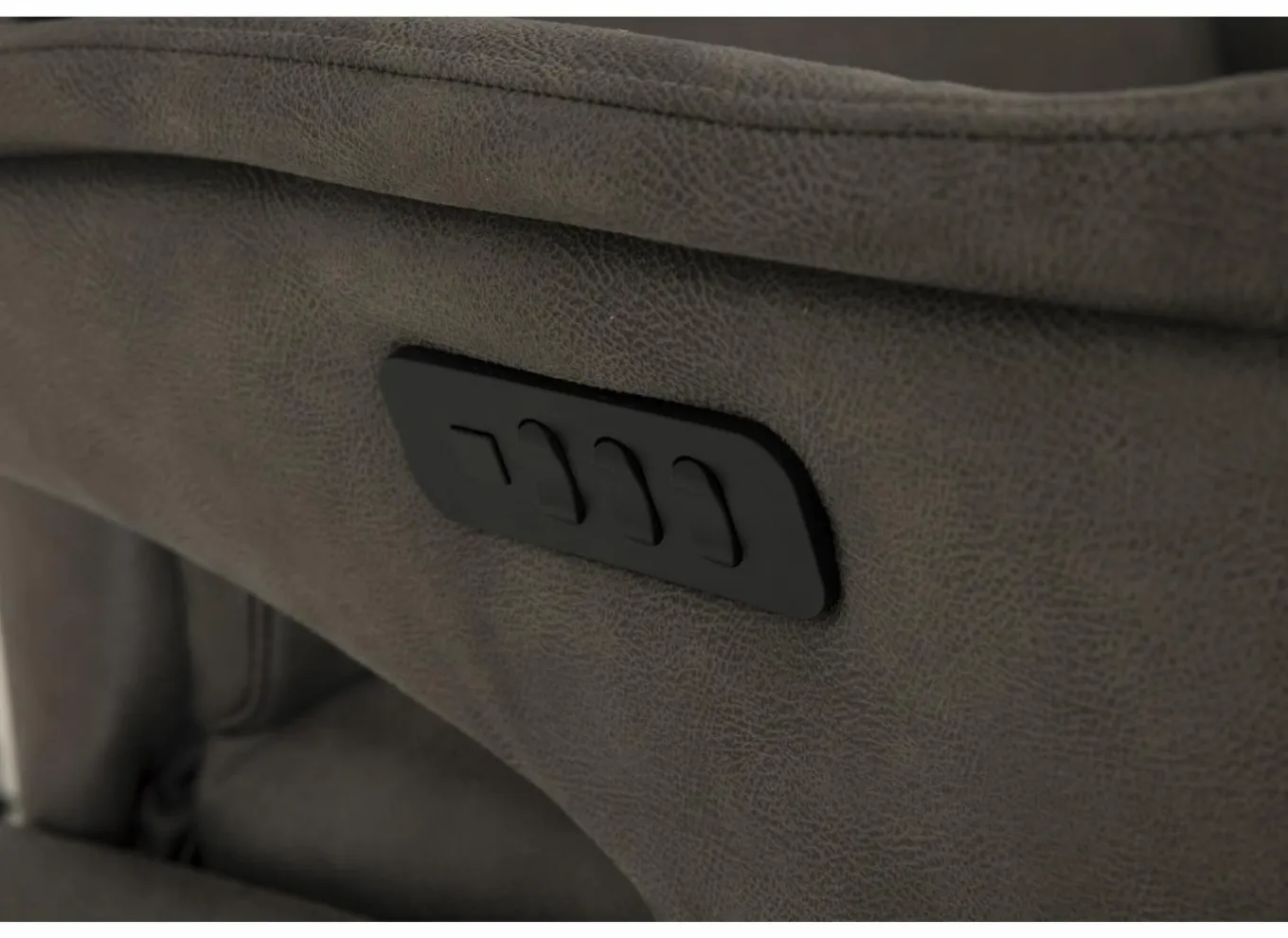 Relaxzetel elektrisch - stof - antraciet