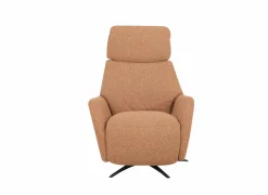 Relaxzetel Harp TVCHM Â elektrisch - stof - burnt orange met 2 motoren & massagefunctie