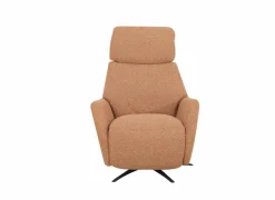 Relaxzetel Harp TVCHU Â elektrisch - stof - burnt orange met 2 motoren