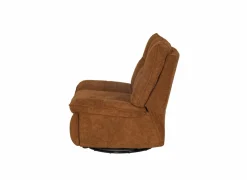 Relaxzetel Ike elektrisch - stof - oranje met accu en schommelfunctie