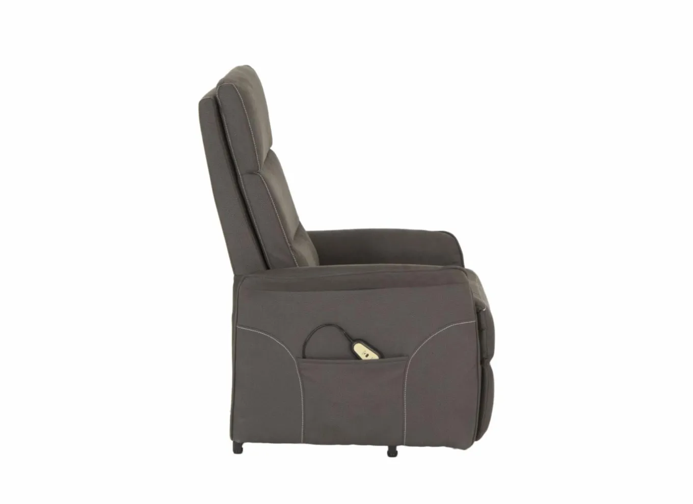 Relaxzetel Penny Lane elektrisch stof - grijs