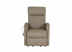 Relaxzetel Pope elektrisch - lederlook - earth