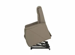 Relaxzetel Pope elektrisch - lederlook - earth