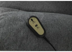 Relaxzetel Porter elektrisch - stof - grijs