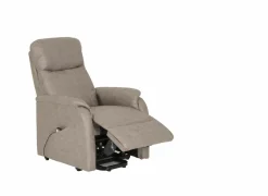 Relaxzetel Power elektrisch - stof - grijs