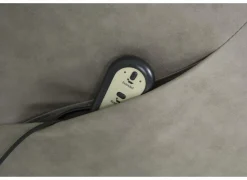 Relaxzetel Power elektrisch - stof - grijs