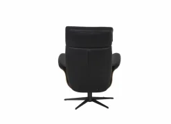 Relaxzetel Relax 7602 elektrisch - leder - zwart