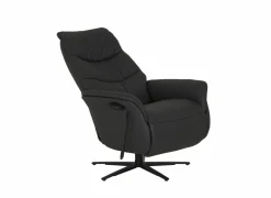 Relaxzetel 7051.57V+Z60 elektrisch - leder - zwart met large zithoogte- en diepte