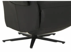 Relaxzetel Yup elektrisch - leder - zwart