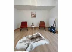 Rendierhuid Sven imitatie 90x115cm - acrylvezel - naturel