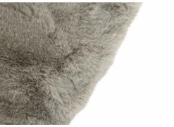 Rond tapijt Serene Ø90cm - nepbont - stone