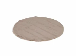 Rond tapijt Serene Ø90cm - nepbont - old rose