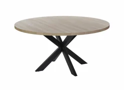 Ronde tafel Ø130cm - melamine - urban oak