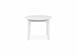Ronde tafel Coburg 100/140x100cm - melamine - wit