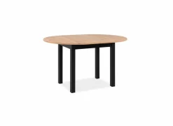 Ronde tafel Coburg 100/140x100cm - melamine - artisanal oak