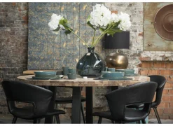 Ronde tafel Corniche Ø140cm - sheesham massief - naturel