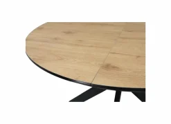 Ronde tafel Dillinger 120/160x120cm - melamine - bruin