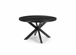 Ronde tafel Sofia Ø130cm - mango massief - zwart