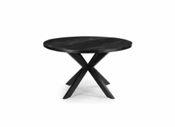 Ronde tafel Sofia Ø150cm - mango massief - zwart