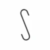 S Haak 15cm - ijzer - zwart