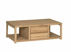 Salontafel Amarillo 120x60cm - eik massief & decor -  naturel