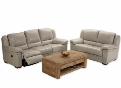 Salontafel Carbone 125x65cm - sheesham massief &  decor - naturel