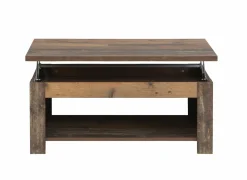 Salontafel Clif 110x65cm - decor - old wood & donker beton