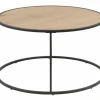 Salontafel Ø80cm - decor - eik