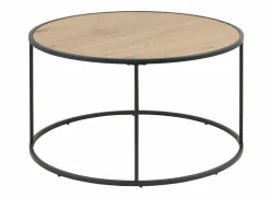 Salontafel Ø80cm - decor - eik