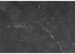 Salontafel Ø80cm - marmer - zwart