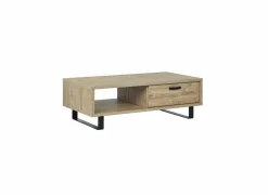 Salontafel Como 1 130x67cm - melamine - golden oak
