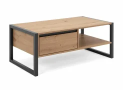 Salontafel Denver 100x40cm - decor - ambachtelijke eik