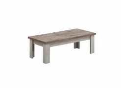 Salontafel Eline 120x40cm - decor - white oak & autumn oak