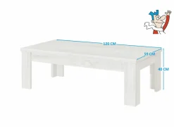 Salontafel Enzo 120x59cm - decor - eik sonomagrijs