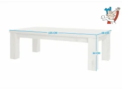 Salontafel Etna 135x68cm - decor - millenium eik & lichtgrijs