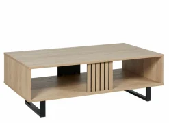 Salontafel Faro 42x125cm - melamine - zand eik