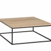 Salontafel Fetich 100x100cm - eik massief - naturel