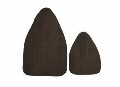 Salontafel Ginger 110x64/69x49cm - mango massief - naturel set van 2