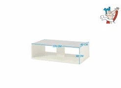 Salontafel Mambo 135x40cm - decor - herfst eik