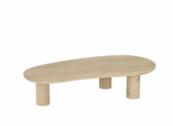 Salontafel Nephro 120x60cm - eik massief - naturel