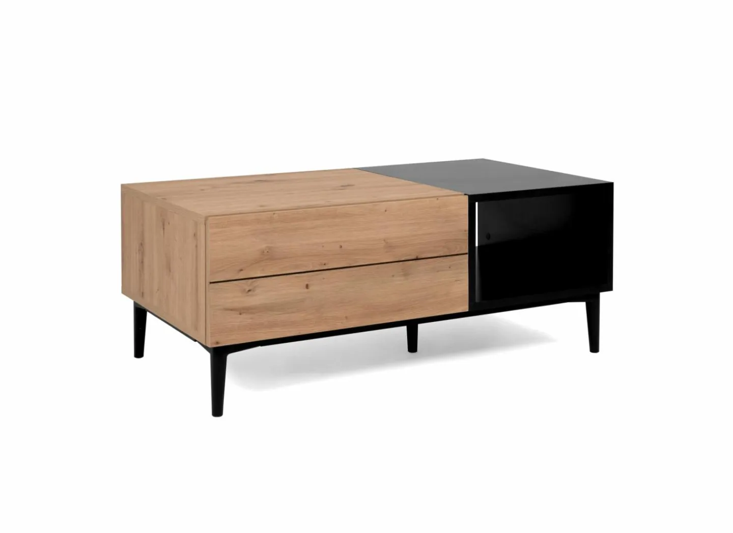 Salontafel Nola 100x40cm - melamine - artisanale eik