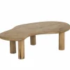 Salontafel Odilon 145x85cm - hout massief - naturel
