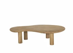 Salontafel Odilon 145x85cm - hout massief - naturel