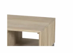 Salontafel Polar 120x60cm - eik massief & decor - naturel