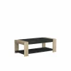 Salontafel Sheffield 110x53cm - decor - licht eik & sidewalk
