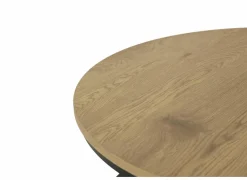 Salontafel Sunrise 80x35/60x32cm - MDF & melamine - eik set van 2